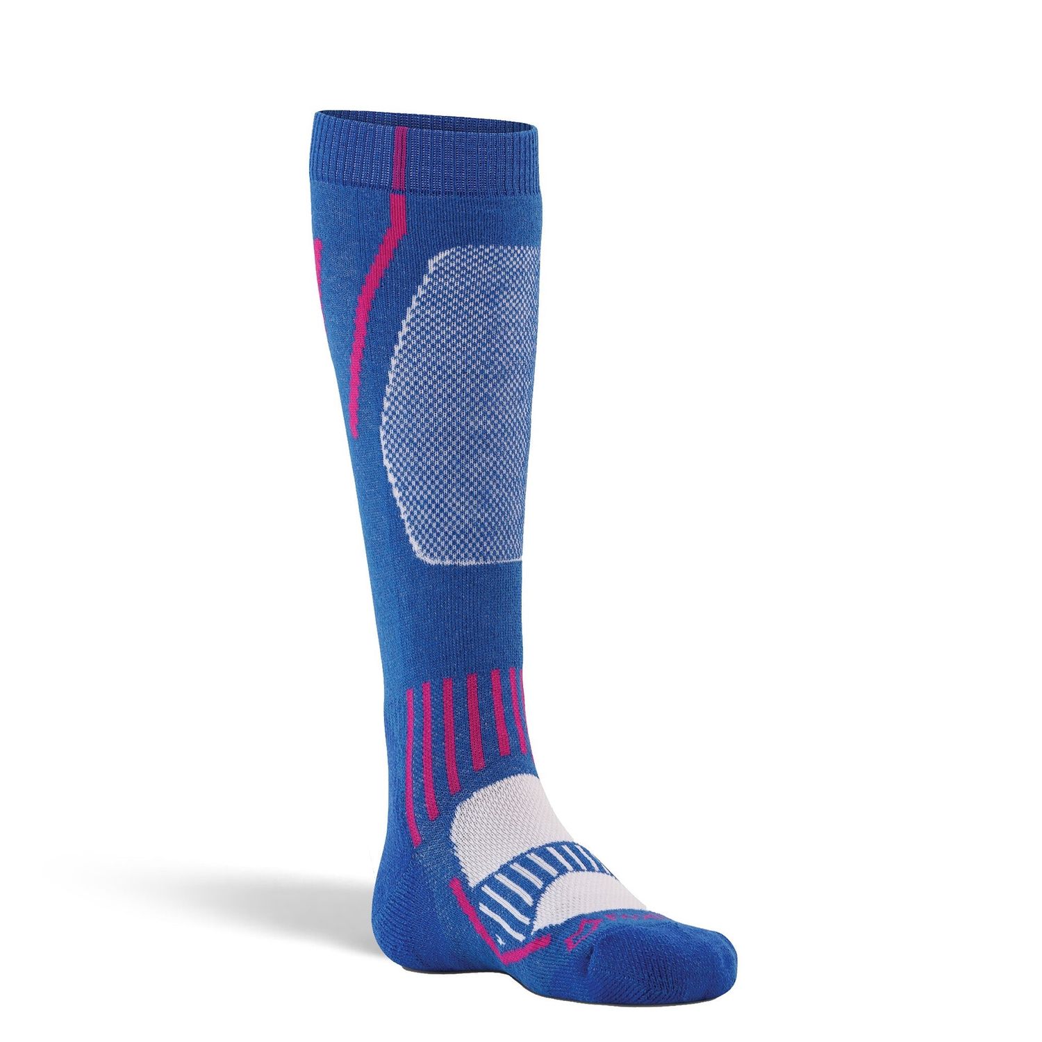 Fox River Boreal Medium Weight Kid&#39;s Socks, Size: Large, Color: Electric Blue