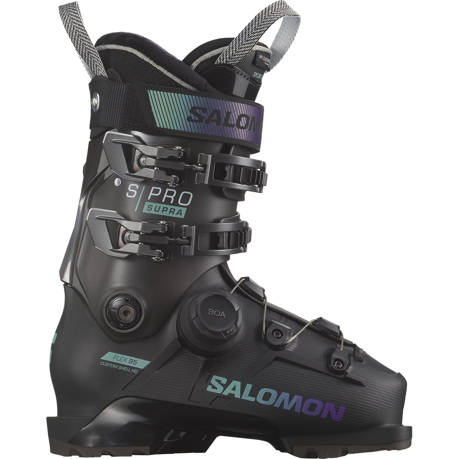 Salomon S​/Pro Supra BOA 95 Ski Boots, Color: Black, Size: 22/22.5