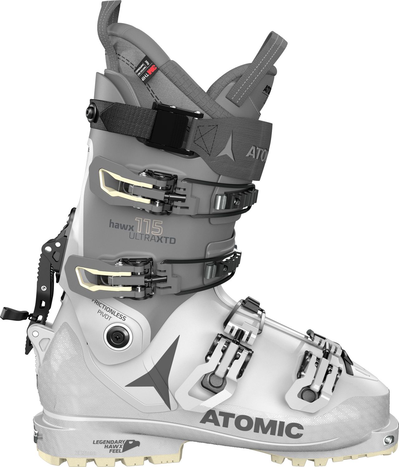 Atomic Hawx Ultra XTD 115 W Ski Boots, Color: Light Grey, Size: 24.5