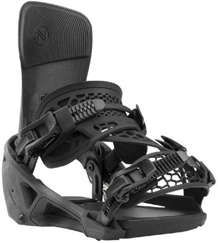 Nidecker Carbon Supermatic Snowboard Bindings, Color: Black, Size: M