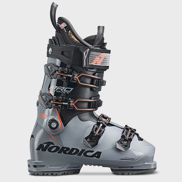 Nordica Promachine 120 Ski Boots - 2025 - Grey/Black/Red, Size: 25.5