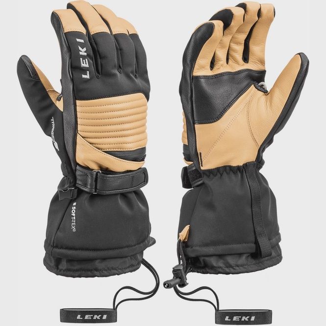 Leki XPLORE S Ski Glove 2025, Size: 8, Color: Blk/Tan