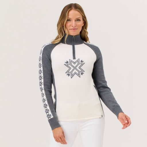 Krimson Klover Meribel Zip Neck Womens Sweater