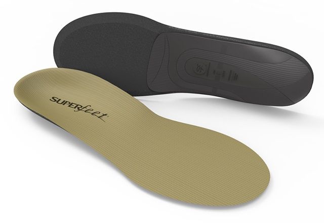 Superfeet Custom Carbon All Season Insoles, Size: F (M 11.5-13), Color: Olive