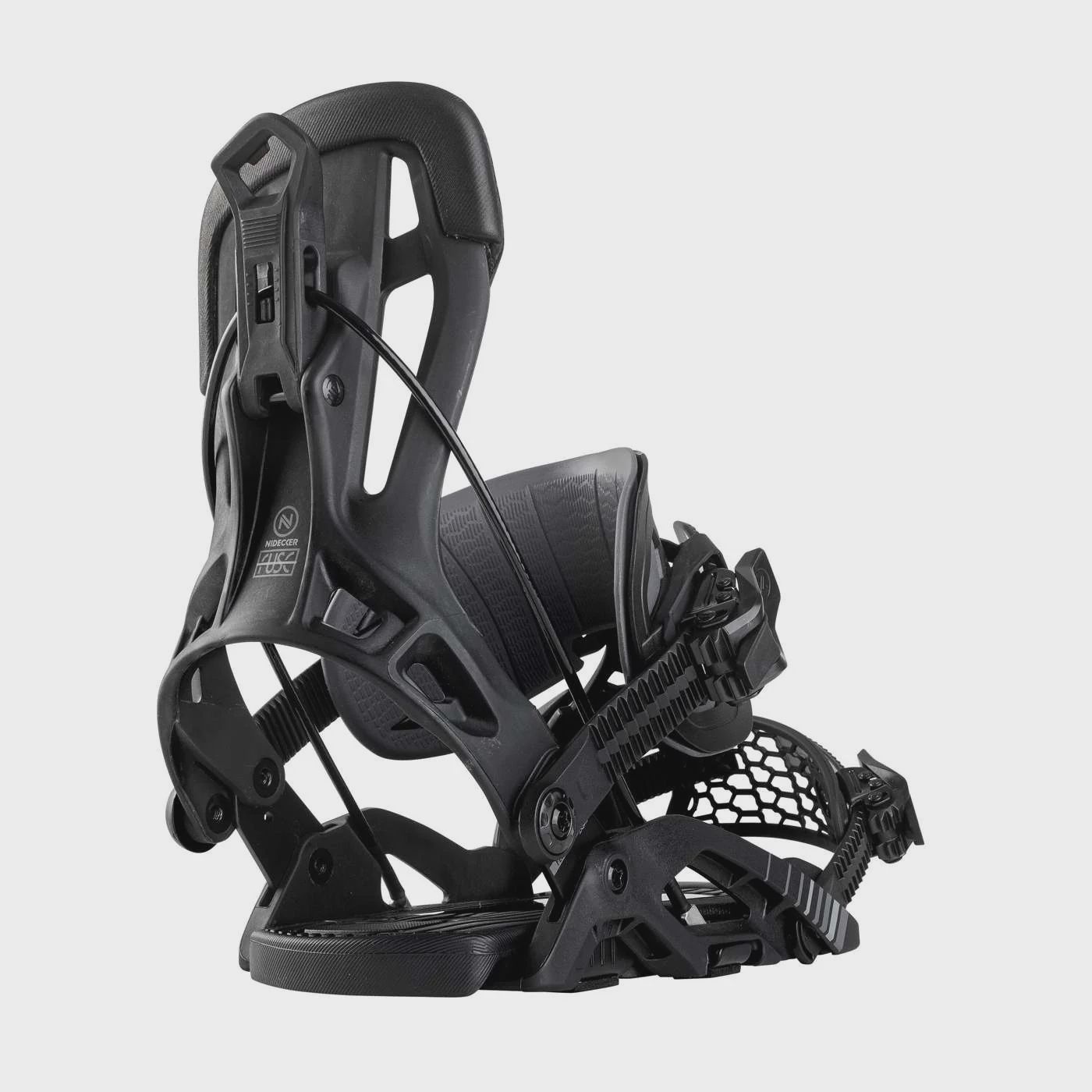 Nidecker Flow Fuse Hybrid Snowboard Binding, Color: Black, Size: L