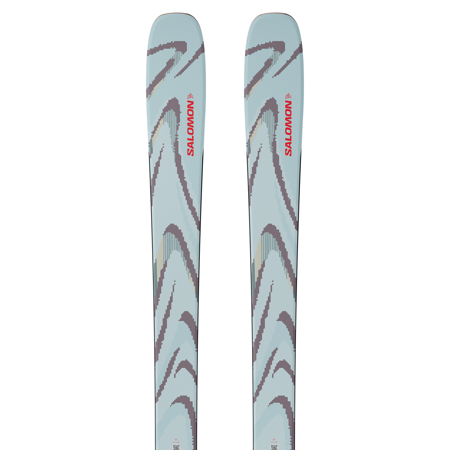 Salomon QST 94 Skis 2026, Color: Iced Aqua/Nirvana/Red, Size: 164