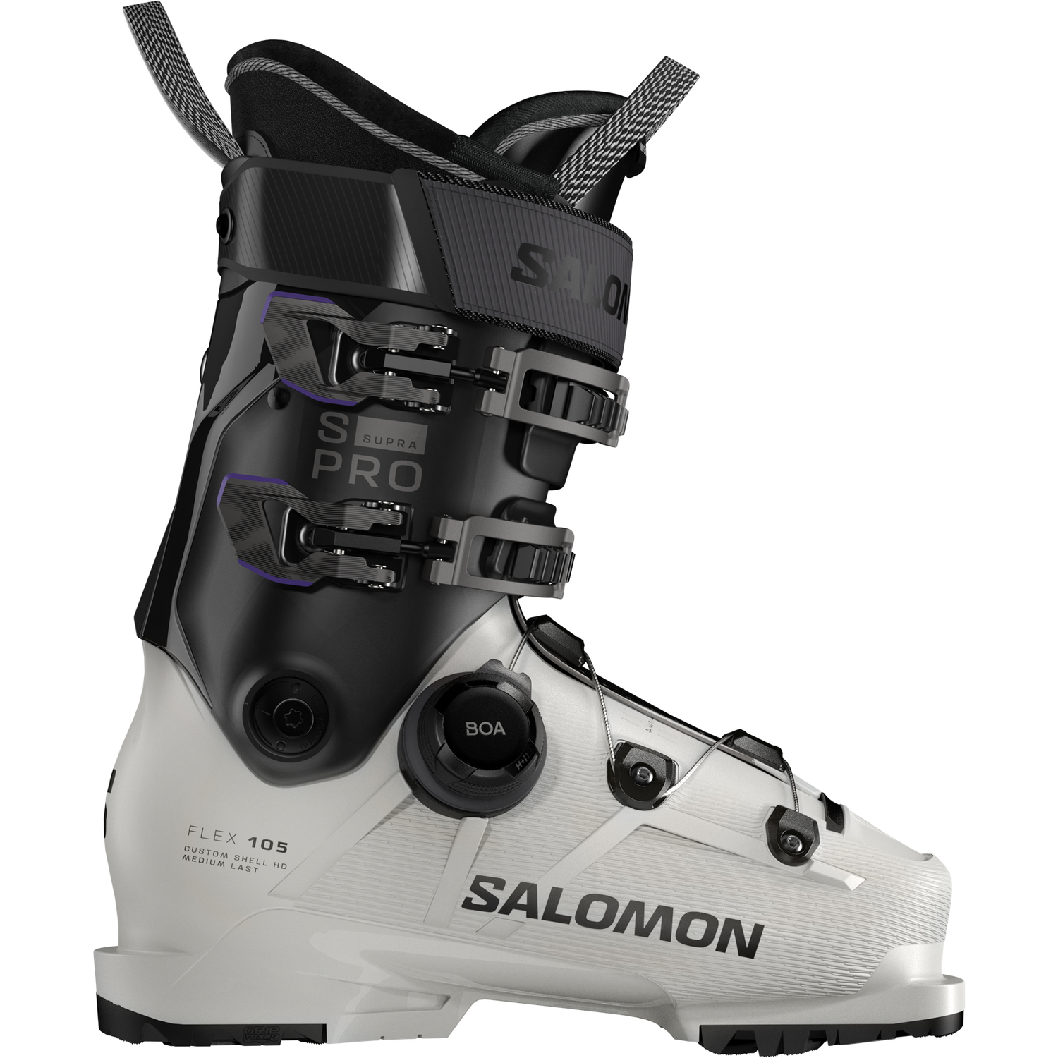 Salomon S/Pro Supra BOA 105 W GW Ski Boots 2026, Color: Gray Aurora/Black/Black, Size: 23/23.5