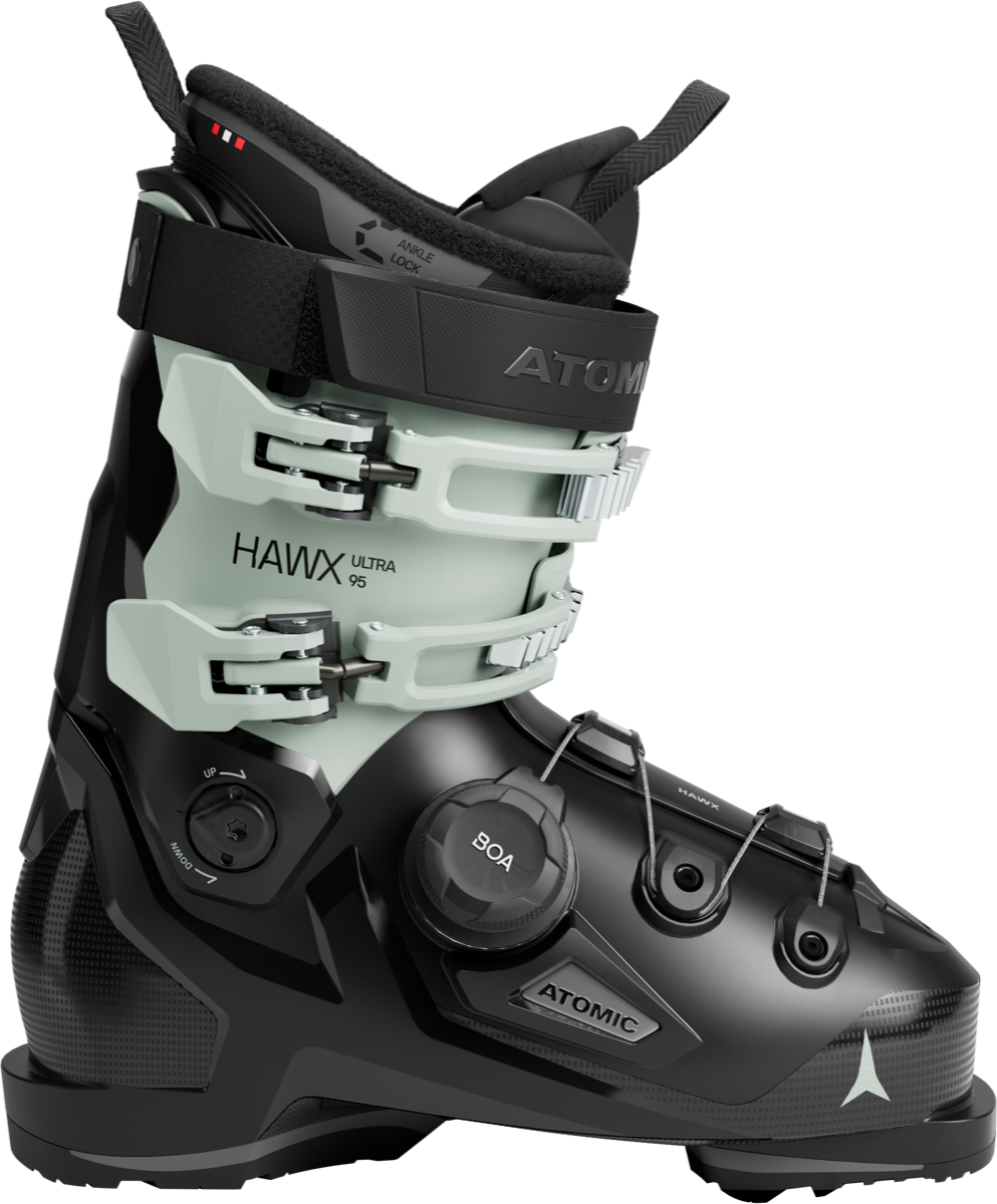 Atomic Hawx Ultra 95 BOA W Ski Boots 2026/27, Color: Black/Grey, Size: 23.5