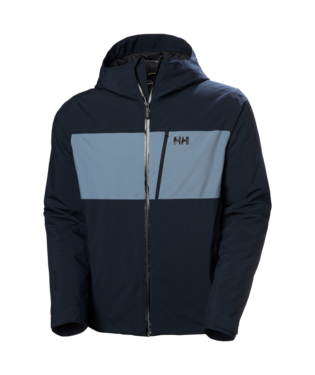 Helly Hansen Gravity Men&#39;s Insulated Ski Jacket, Color: Navy, Size: L