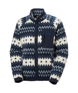 Helly Hansen Imperial Printed Pile Women&#39;s Snap, Color: Navy, Size: S