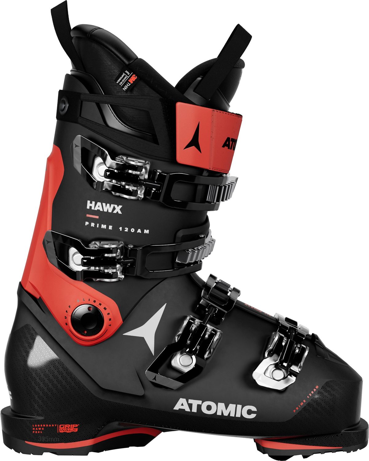 Atomic Hawx Prime 120 S Ski Boots 24/25, Color: Red/Black, Size: 31/31.5