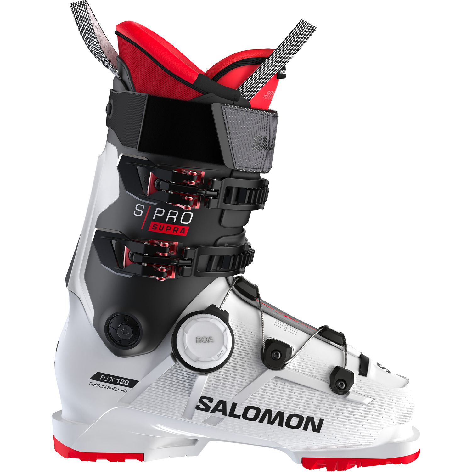 Salomon S​/Pro Supra BOA 120 GW Ski Boots 2023/24, Color: Red, Size: 24/24.5