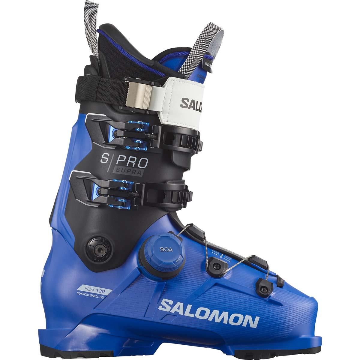 Salomon S/Pro Supra BOA 130 Ski Boots, Color: Blue/Black, Size: 24/24.5