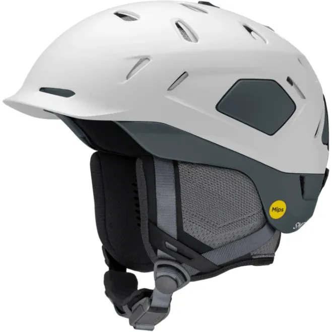 Smith Nexus MIPS Helmet 2024/25, Color: Matte White Slate, Size: Medium 55-59cm