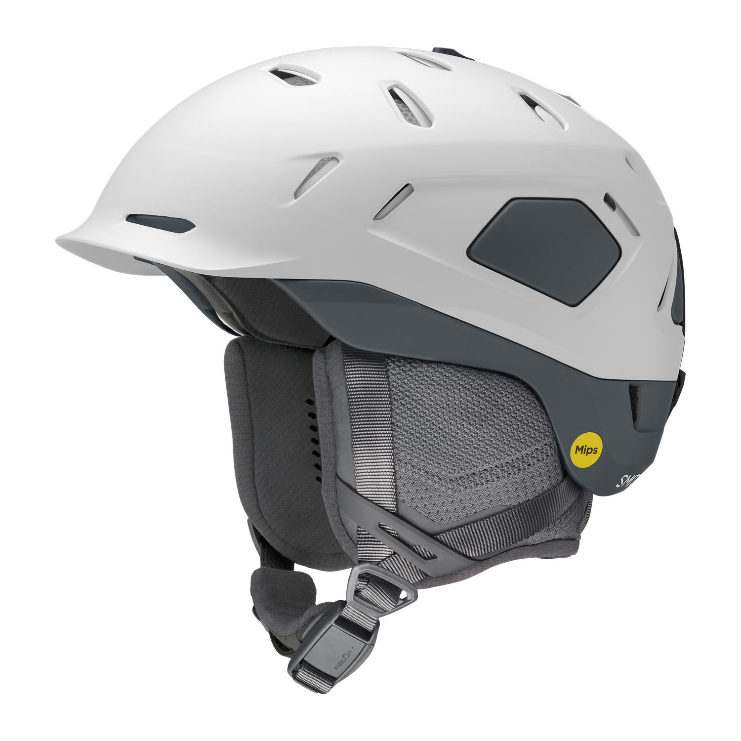 Smith Nexus MIPS Helmet 2024/25, Color: Matte White Slate, Size: Medium 55-59cm