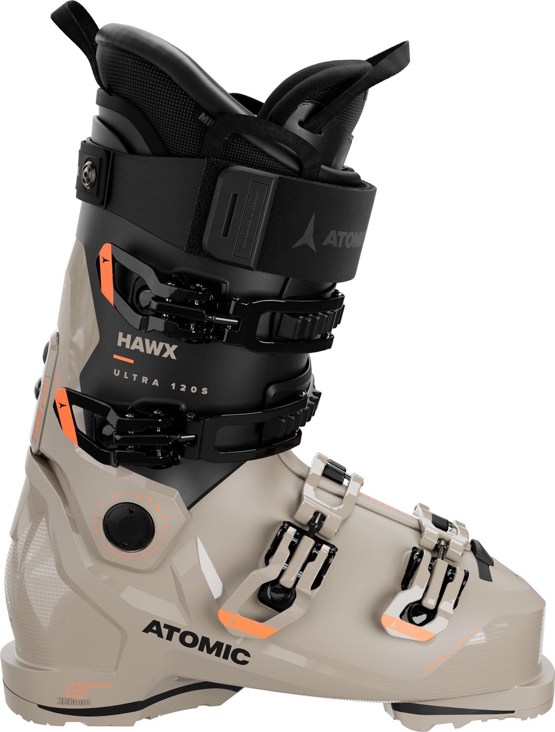Atomic Hawx Ultra 120 S GW Ski Boots, Color: Cement/Blk, Size: 24/24.5