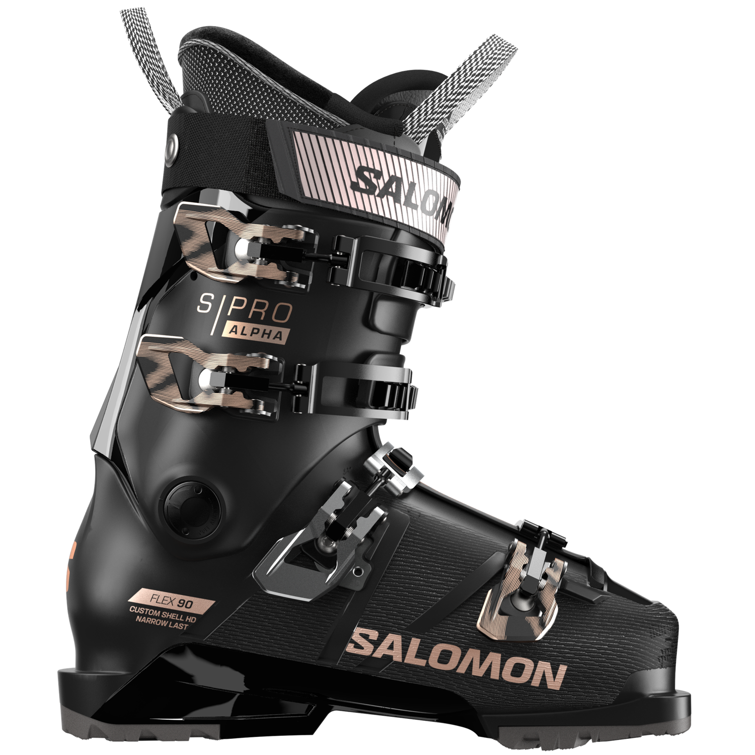 Salomon Alp. Boots S/Pro Alpha 90 W GW Ski Boots, Color: Black//Bk, Size: 22/22.5