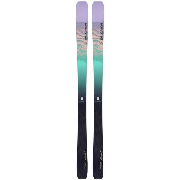Salomon Stance W 84 Skis, Color: Bk/Ablue/Pat, Size: 151