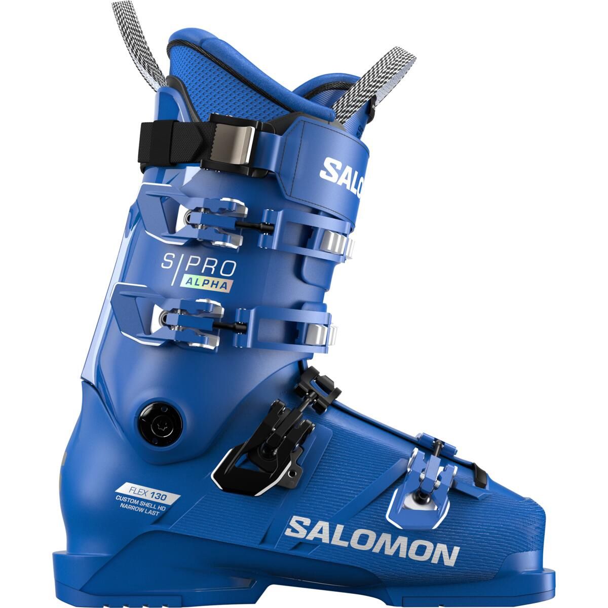 Salomon Alp. Boots S/Pro Alpha 130 Race, Color: Blue/White, Size: 25/25.5