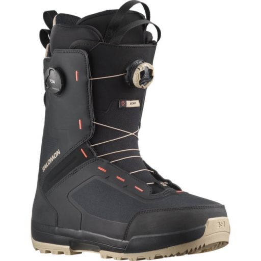 Salomon Echo Dual BOA Wide Snowboard Boots 2024/25, Colour: spray green/black/hot coral, Season: spring 25, Size: 10.5
