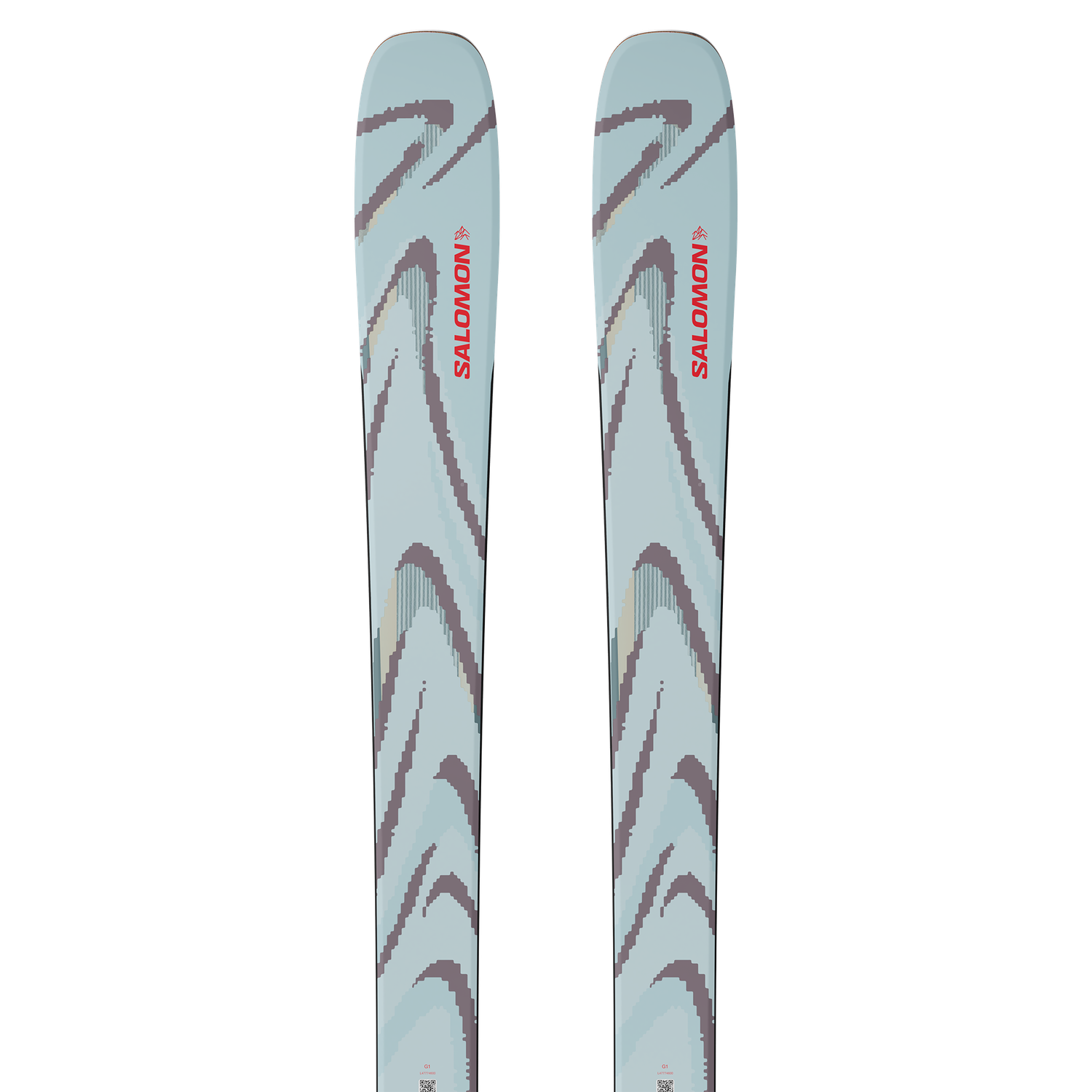 Salomon QST 94 Skis, Color: Iced Aqua/Nirvana/Red, Size: 164