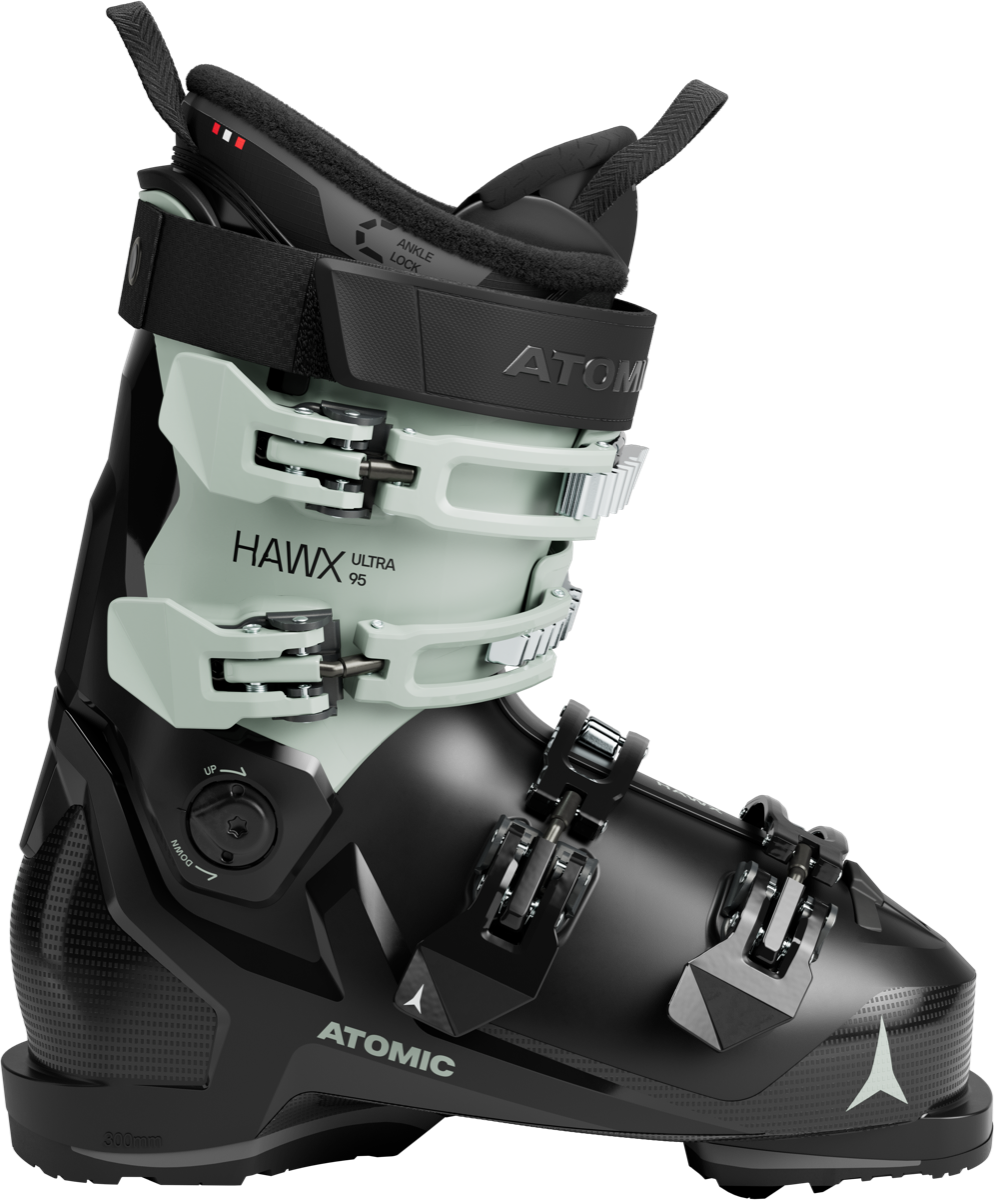 Atomic Hawx Ultra 95 W Ski Boots, Color: Black/Grey, Size: 22/22.5