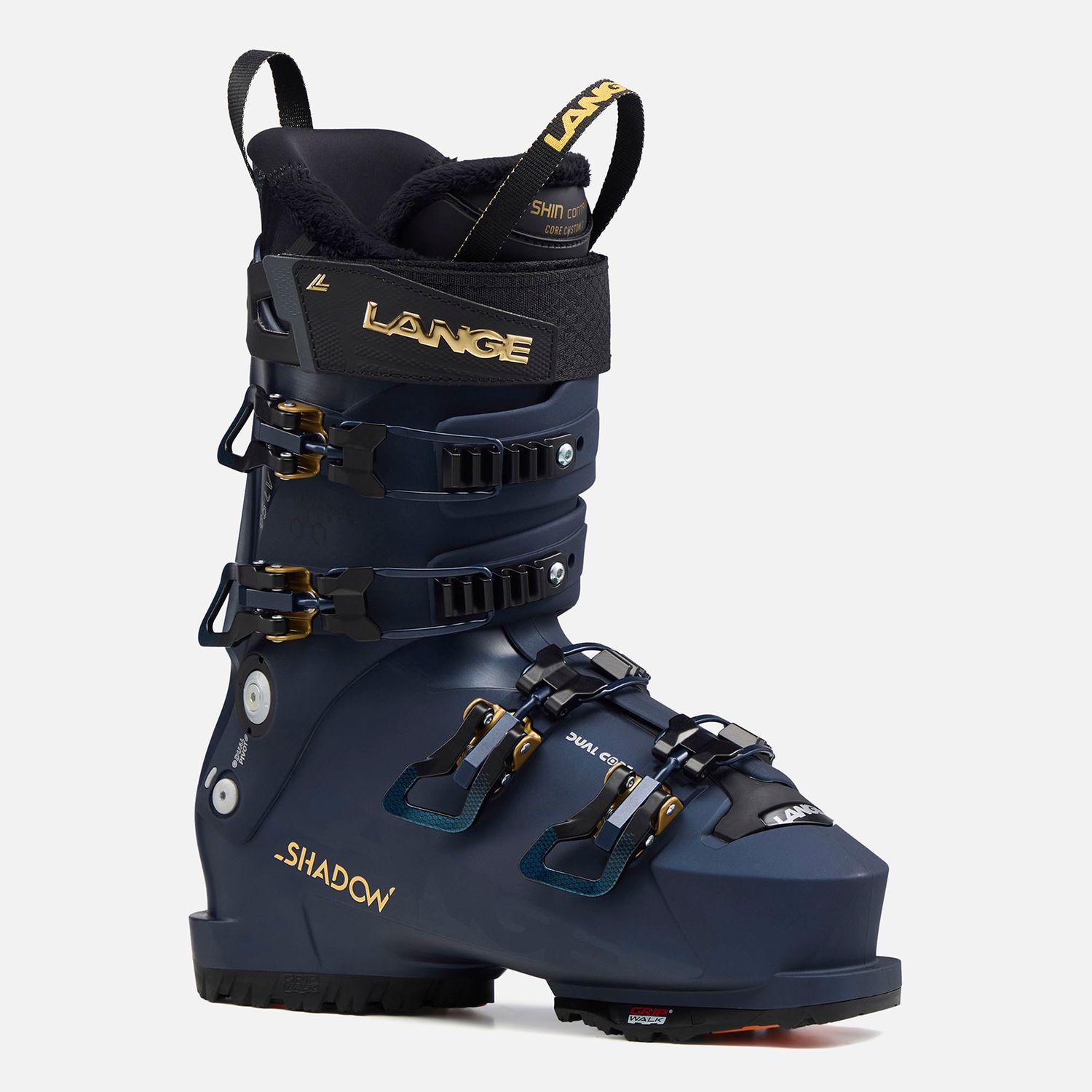 Lange Shadow 95 W LV GW Ski Boots, Color: Titanium Blue, Size: 22/22.5