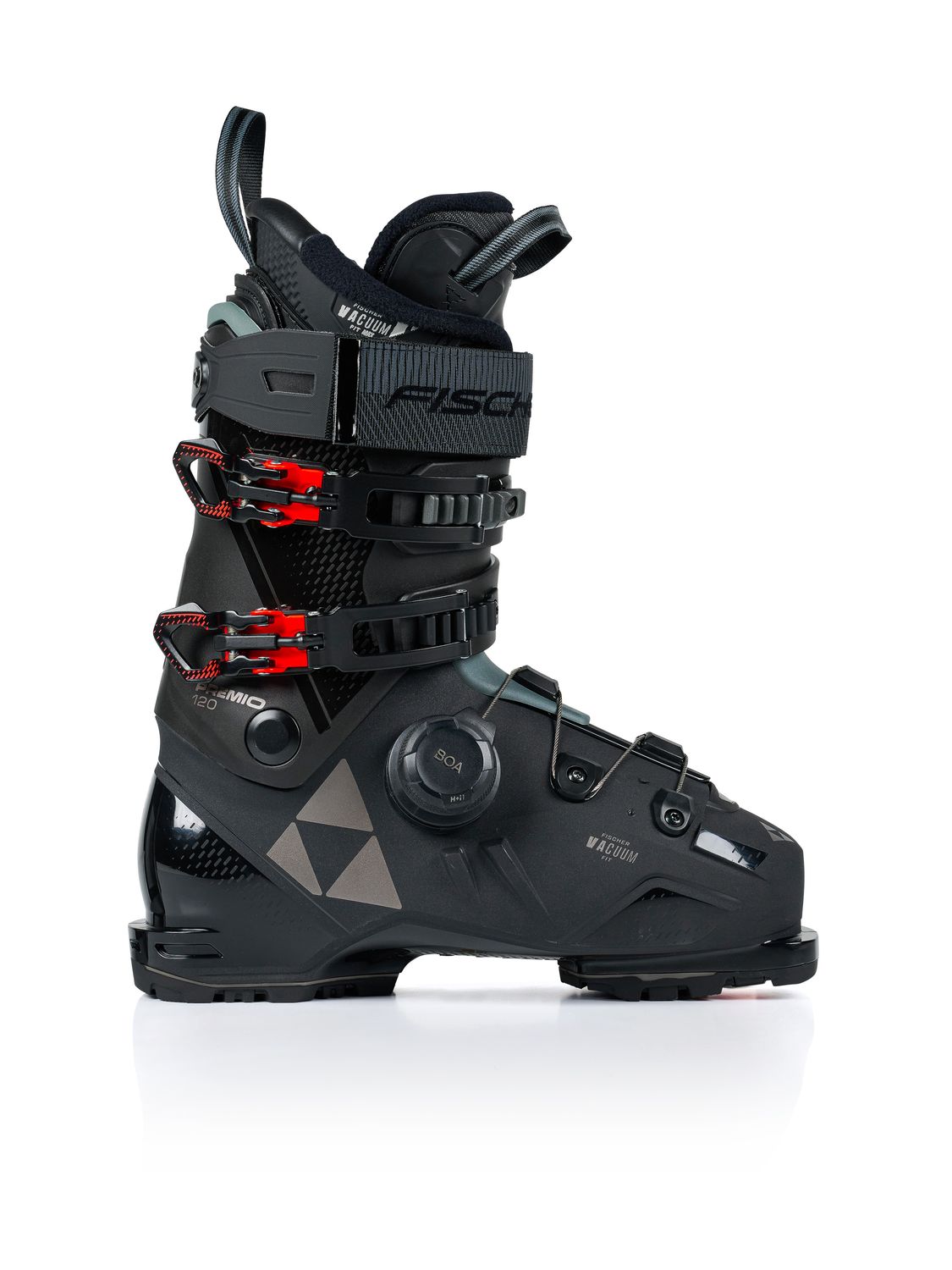 Fischer Premio 120 HV BOA Ski Boots, Color: Black, Size: 25.5
