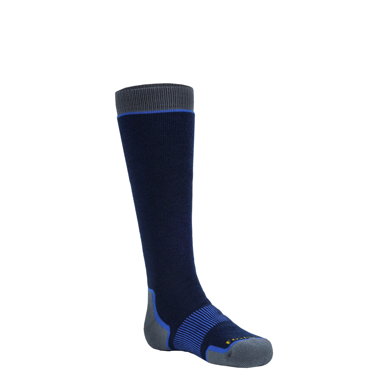 Fox River Steamboat Medium Weight OTC Kids Socks, Color: Navy, Size: K-S