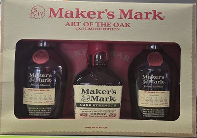 Maker&#39;s Mark Art of the Oak 3 Pack 375 ML