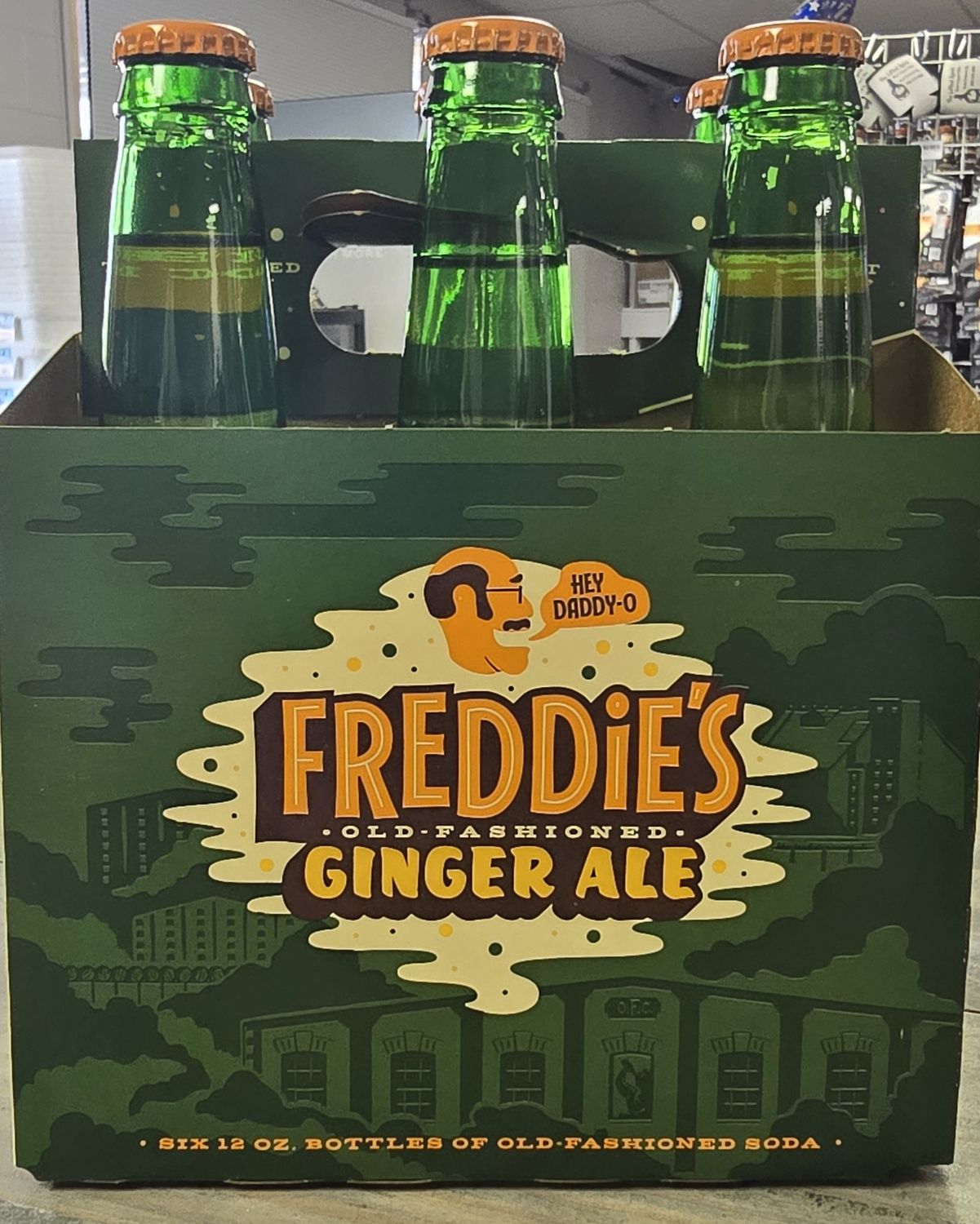 Freddies Ginger Ale 4 Pack 12oz