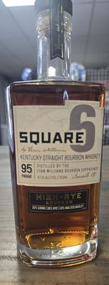 Evan Williams Square 6 High-Rye Bourbon 750 ML