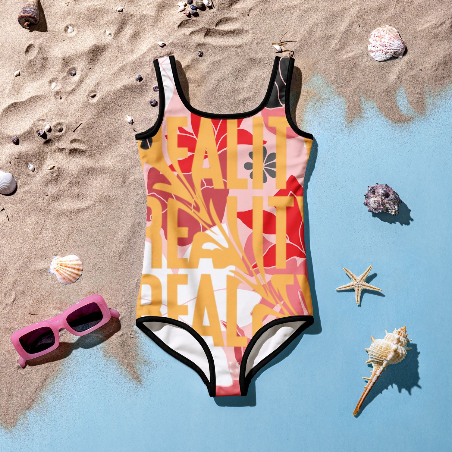 All-Over Print Kids Swimsuit