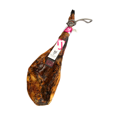 Jamón cebo ibérico 50% Hernández Jiménez con vitola blanca