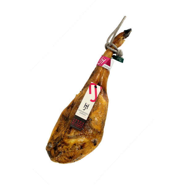 Jamón cebo de campo 50% ibérico Hernández Jiménez con vitola verde