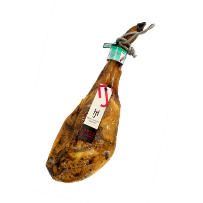 Jamón cebo de campo 75% ibérico Hernández Jiménez con vitola verde