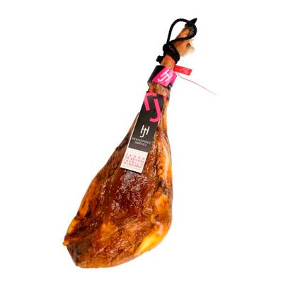 Jamón de bellota 50% ibérico Hernández Jiménez con vitola roja