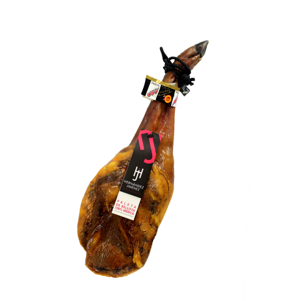 Paleta de bellota 100% ibérica pata negra Hernández Jiménez con vitola DOP Guijuelo
