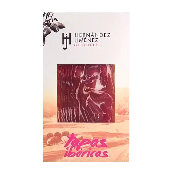 Loncheado a máquina · Paleta de bellota ibérica 75% DOP Guijuelo · Hernández Jiménez