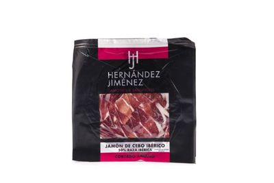 Hand-sliced · 50% Iberian grain-fed ham · 5×100 g packs
