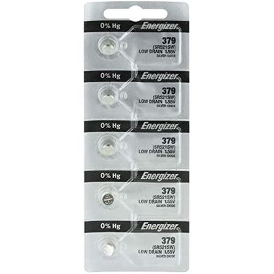 Energizer 379 silver oxide button, 5pc TS