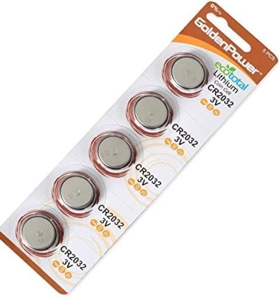GoldenPower CR2032 Pack of 5