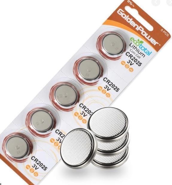 GoldenPower CR2025 Pack of 5