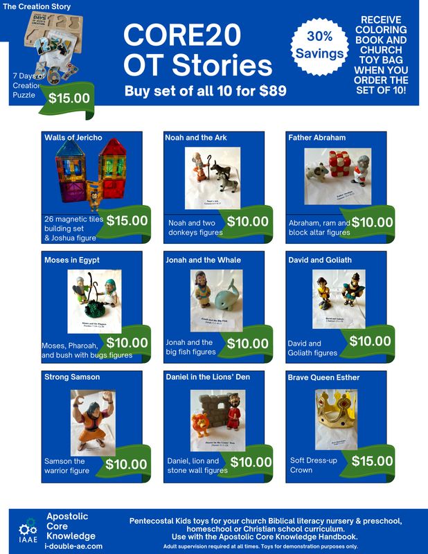 CORE20 Old Testament Stories Toy Set