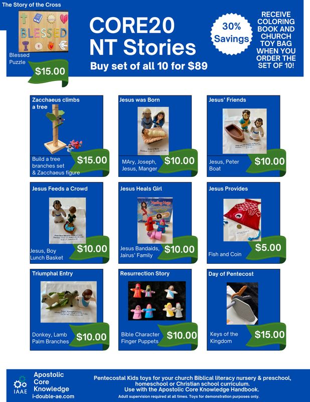 CORE20 New Testament Stories Toy Set