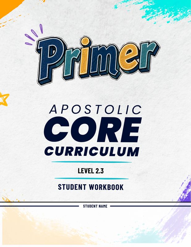 Primer Student Workbook (Kindergarten)