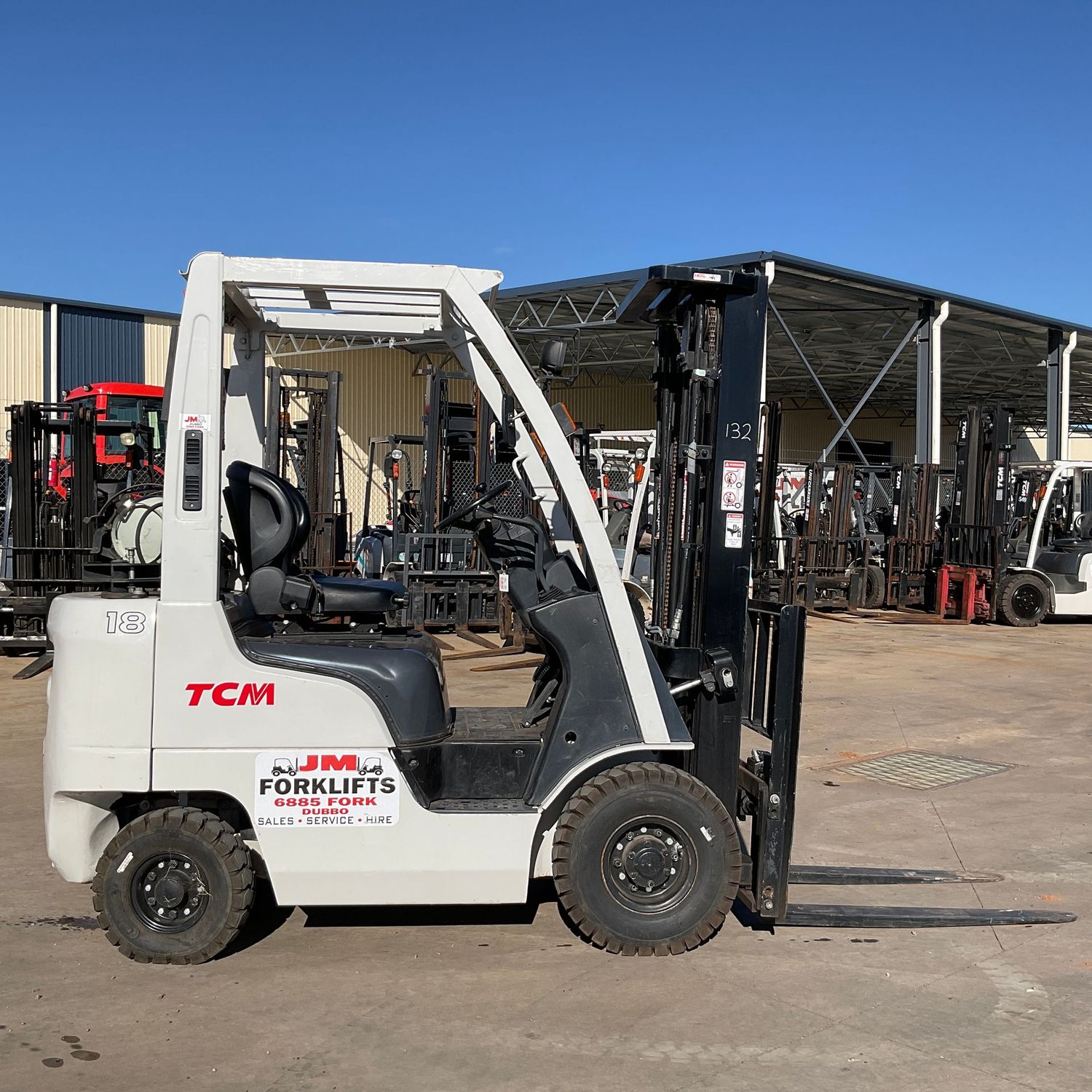 1.8t TCM F1 Forklift Gas/Petrol
