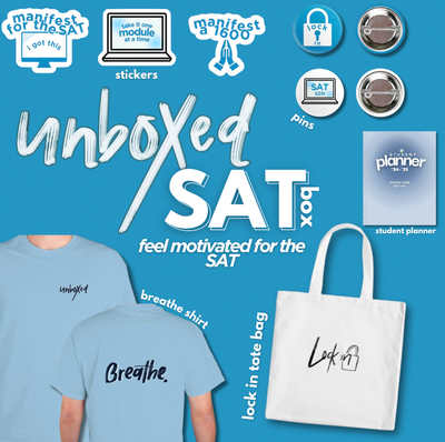 SAT student themed box