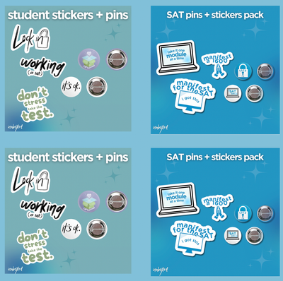 pins + stickers pack