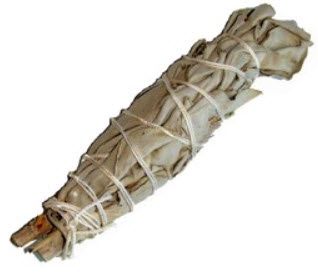 White Sage Smudge Stick, Mini 4 inches